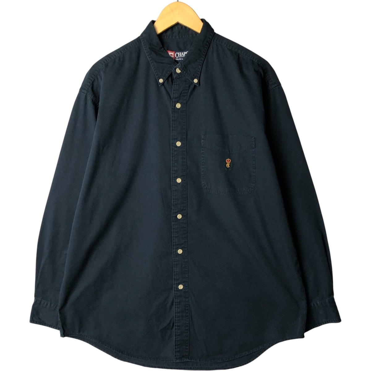古着 90年代 ラルフローレン Ralph Lauren CHAPS チャップス 長袖 ボタンダウンシャツ メンズL相当 ヴィンテージ/eaa565583