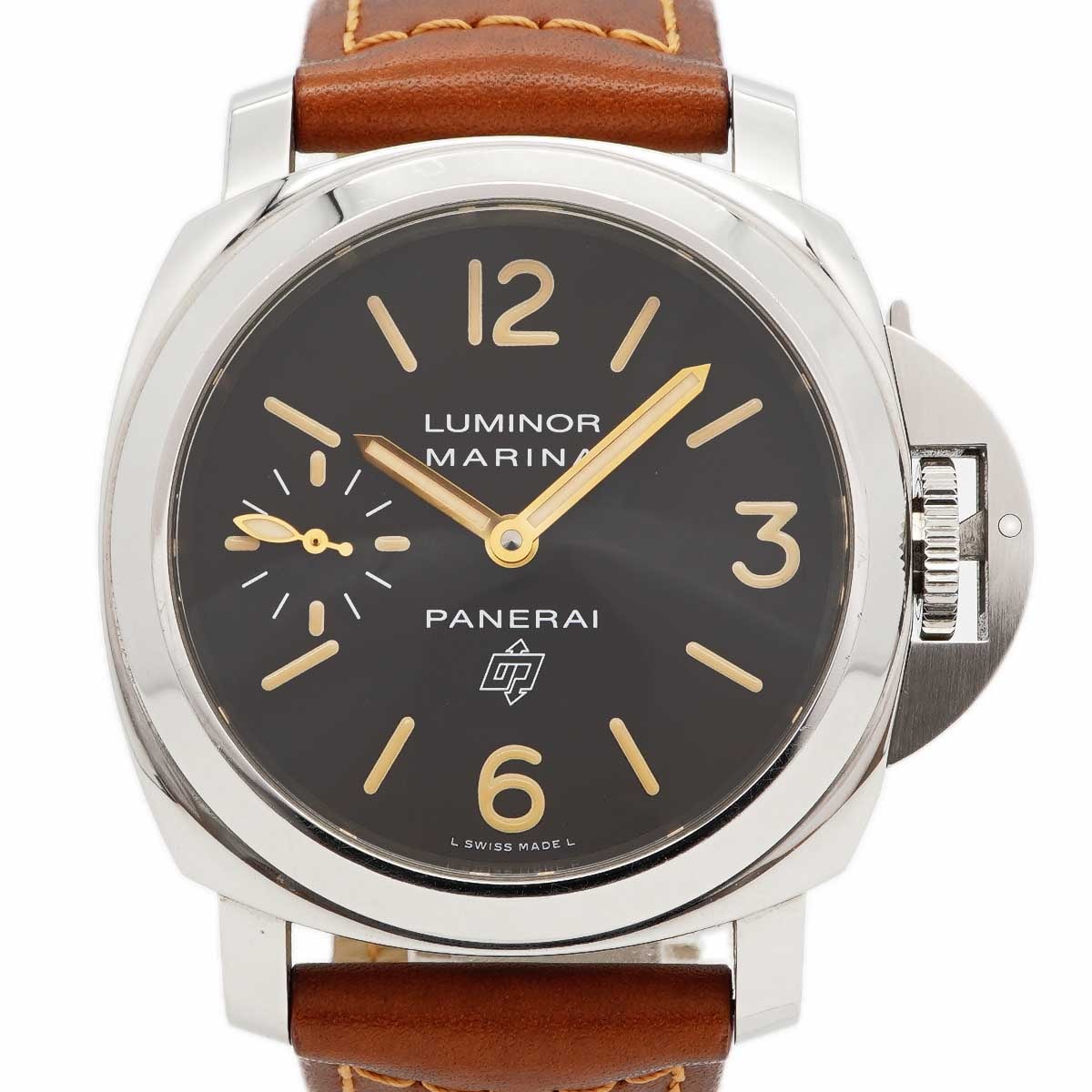 【6wdd0284】オフィチーネパネライ ルミノールマリーナ PAM00632 黒文字盤【中古】腕時計 メンズ