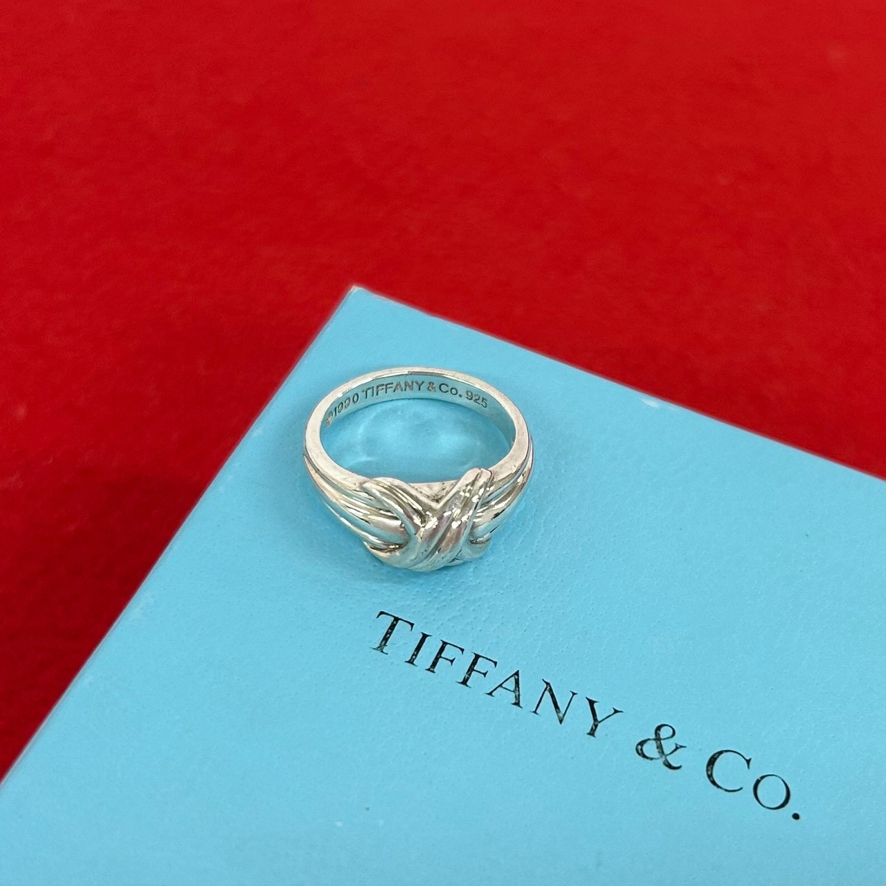 TIFFANY&Co. ティファニー シグネチャー リング シルバー925 リング・指輪 13号 シルバー
09707