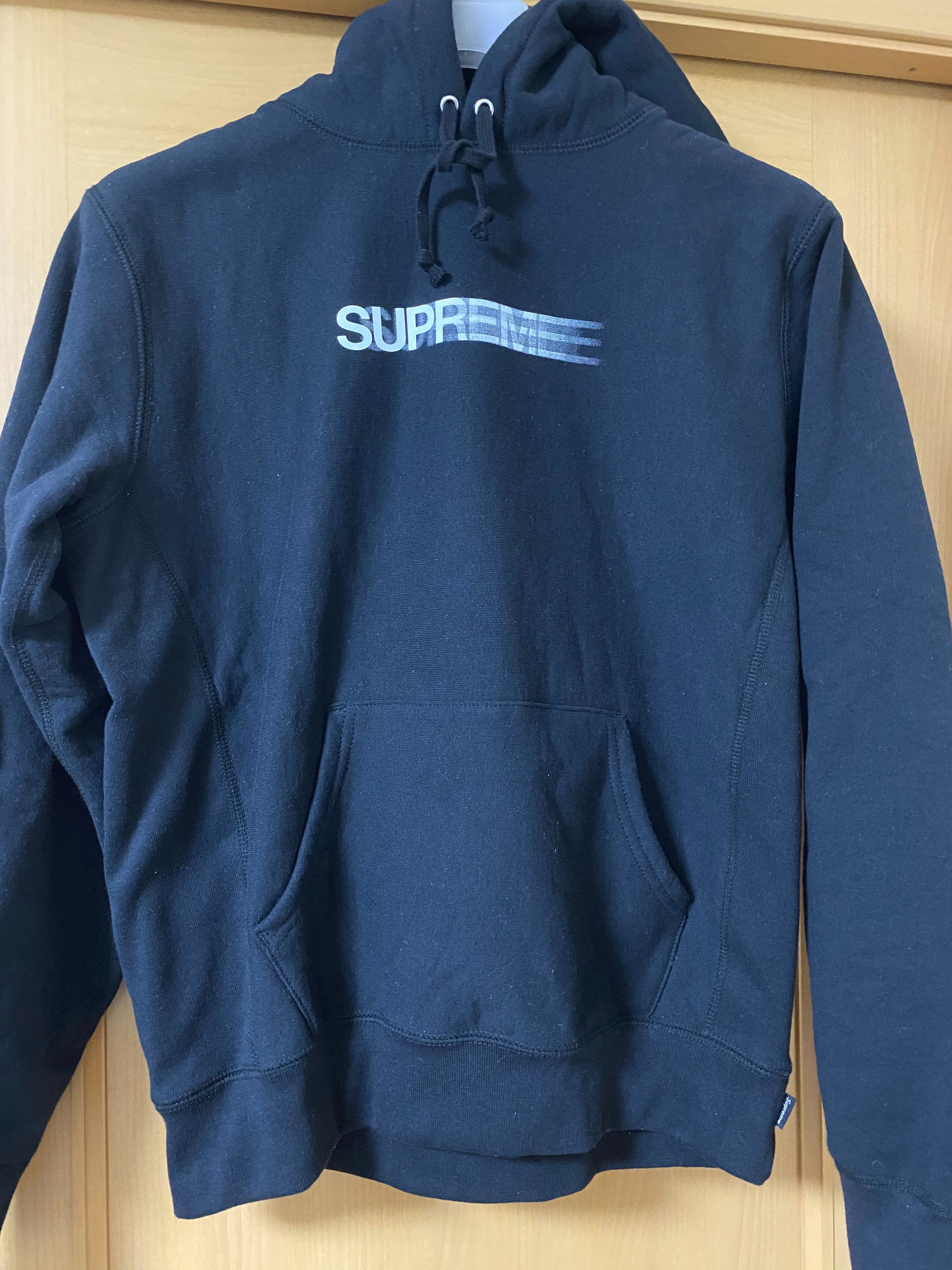 Supreme Motion Logo Hooded Sweatshirt "Black" (20SS)