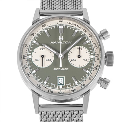 HAMILTON ハミルトン アメリカン クラシック イントラマティック クロノグラフ H38416160 ステンレススチール【中古】
