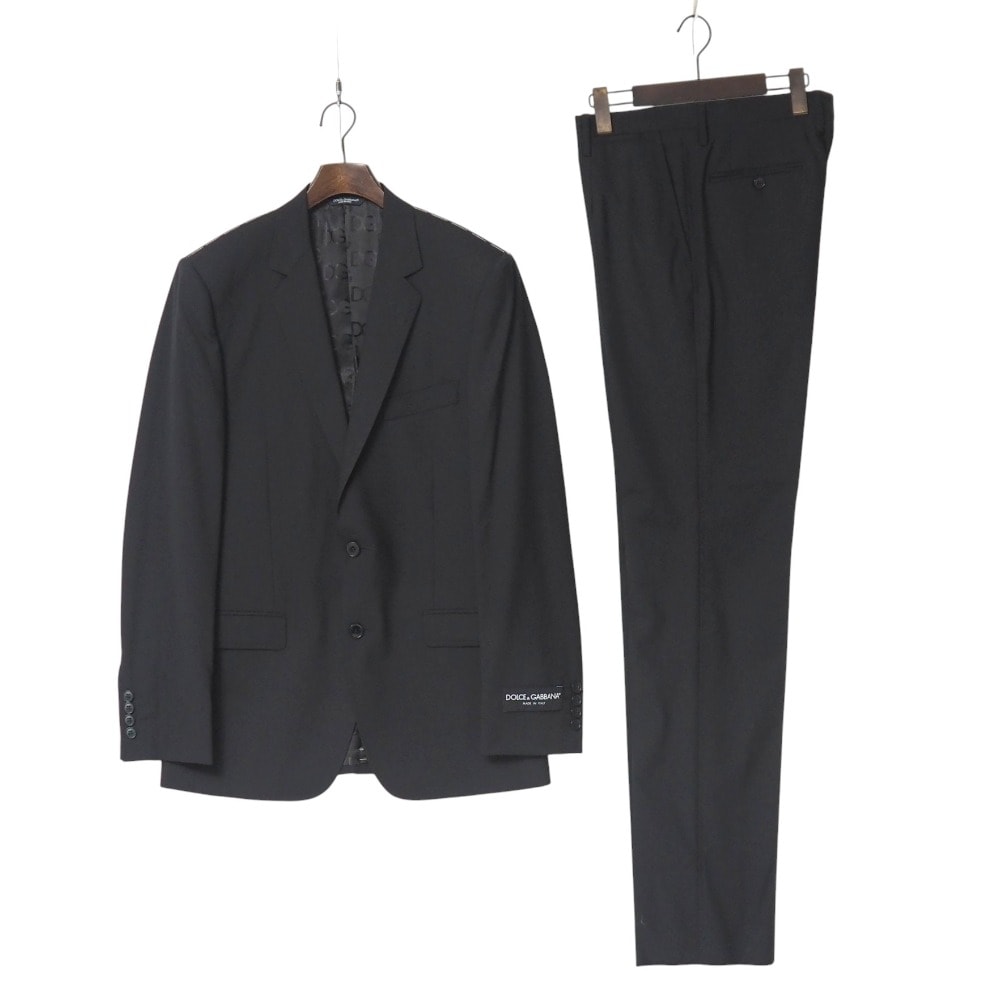■未使用品■DOLCE&GABBANA ドルチェアンドガッバーナ パンツスーツ サイズ48 シングルスーツ テーラードジャケット パンツ セットアップ イタリア製 20251110/RA6570