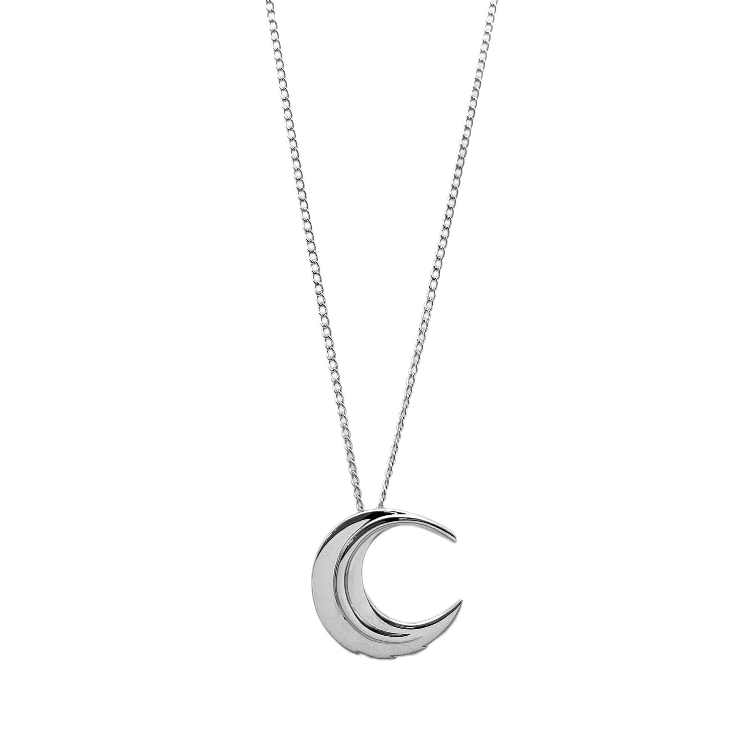 TIFFANY&Co. ティファニー フェザームーン アンジェラカミングス ネックレス
 ペンダント SV925 シルバー 新品仕上済 ユニセックス
 【中古】