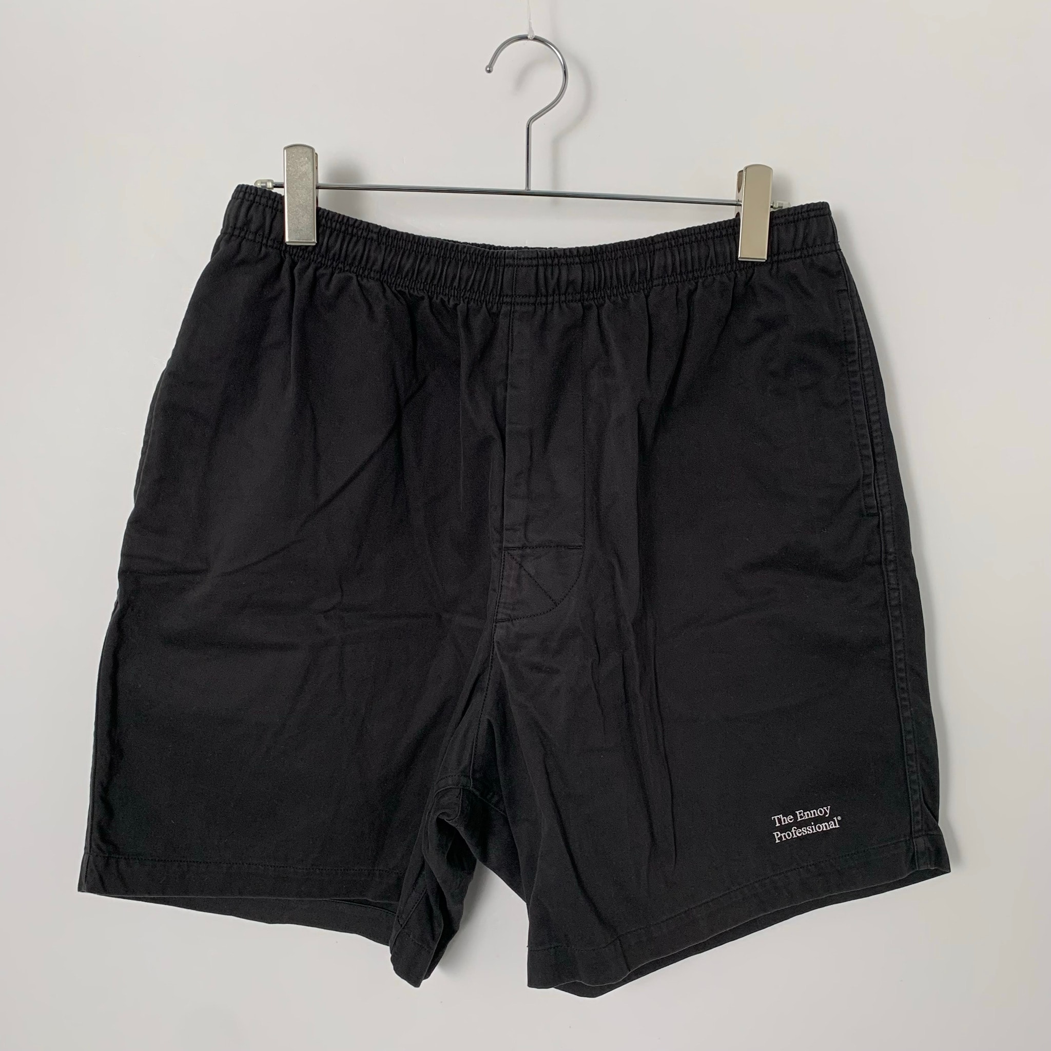 ENNOY 22SS Cotton Easy Short Pant "Black" SS22BRENPT01LV