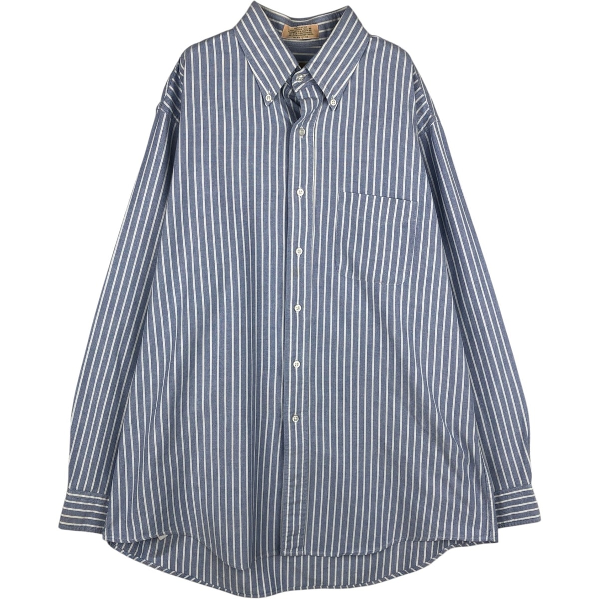 古着 90年代 エルエルビーン L.L.Bean 長袖 ボタンダウンストライプシャツ メンズXL相当 ヴィンテージ/eaa628833
