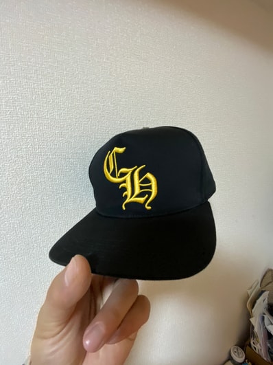 Chrome Hearts Baseball Cap 5 Panel CH "Black/Yellow"