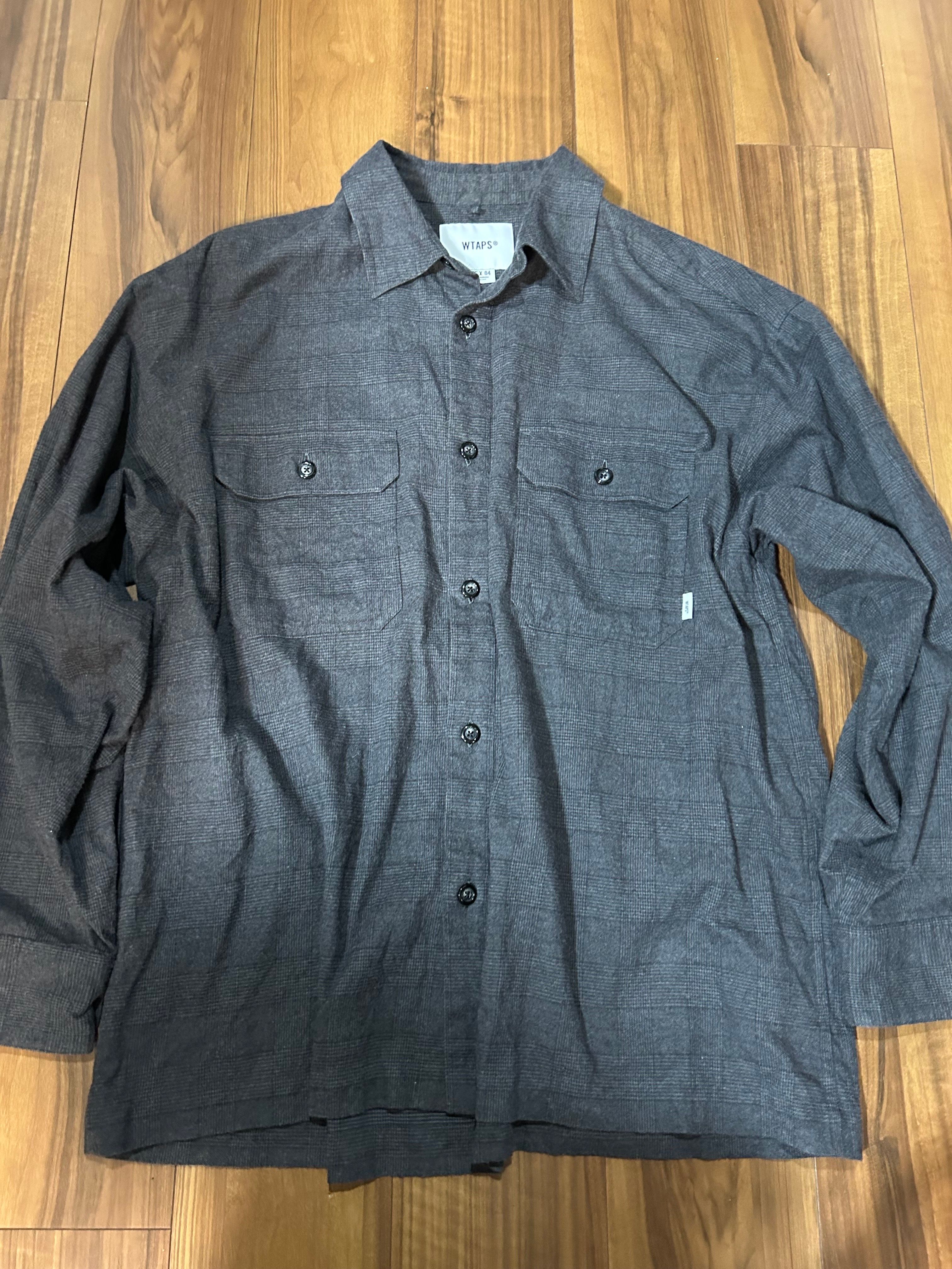 Wtaps Deck 01 / LS / Cotton. Twill. Textile "Black"