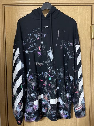 Off-white galaxy hoodie
