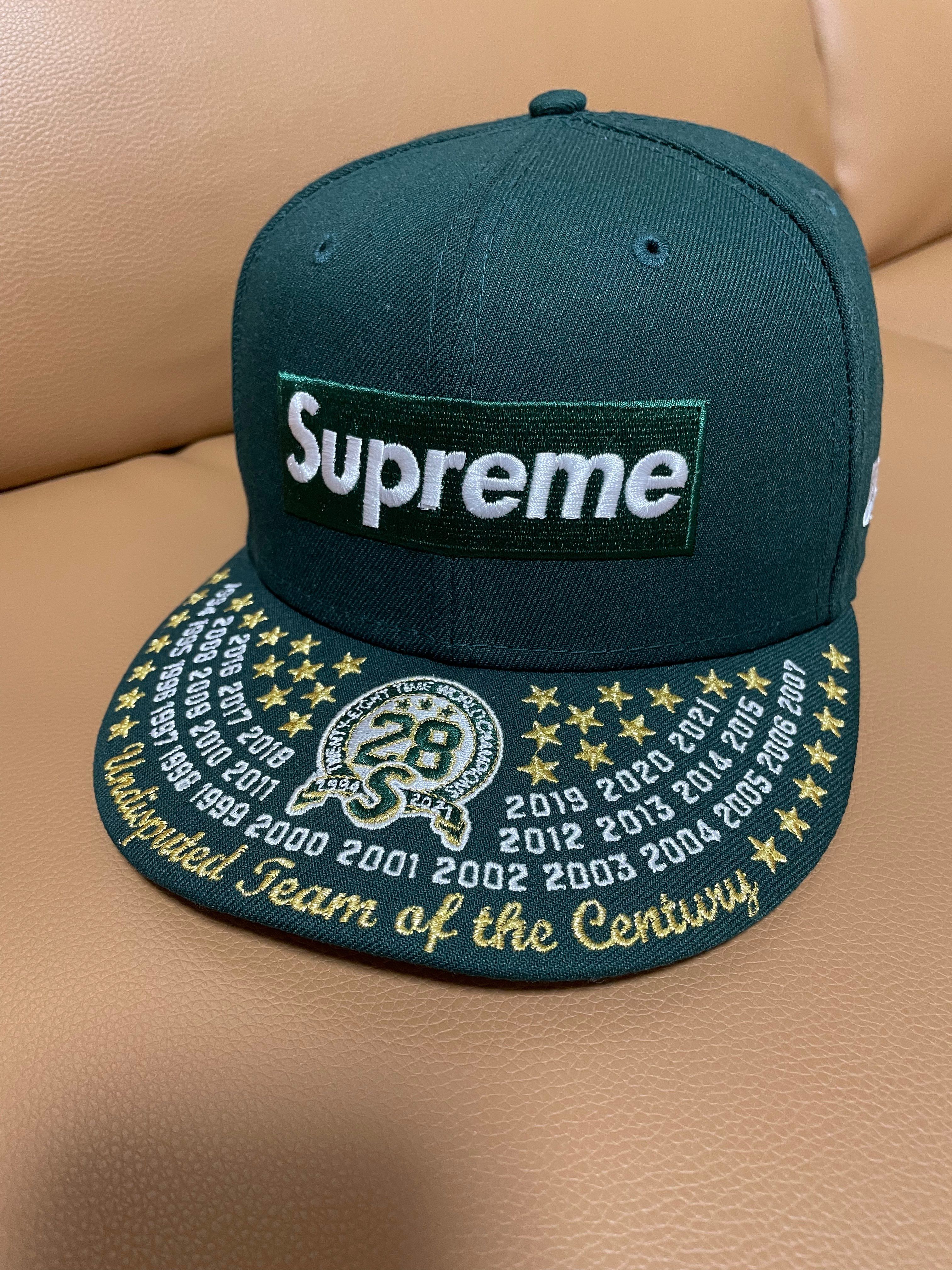 Supreme Undisputed Box Logo New Era "Dark Green"