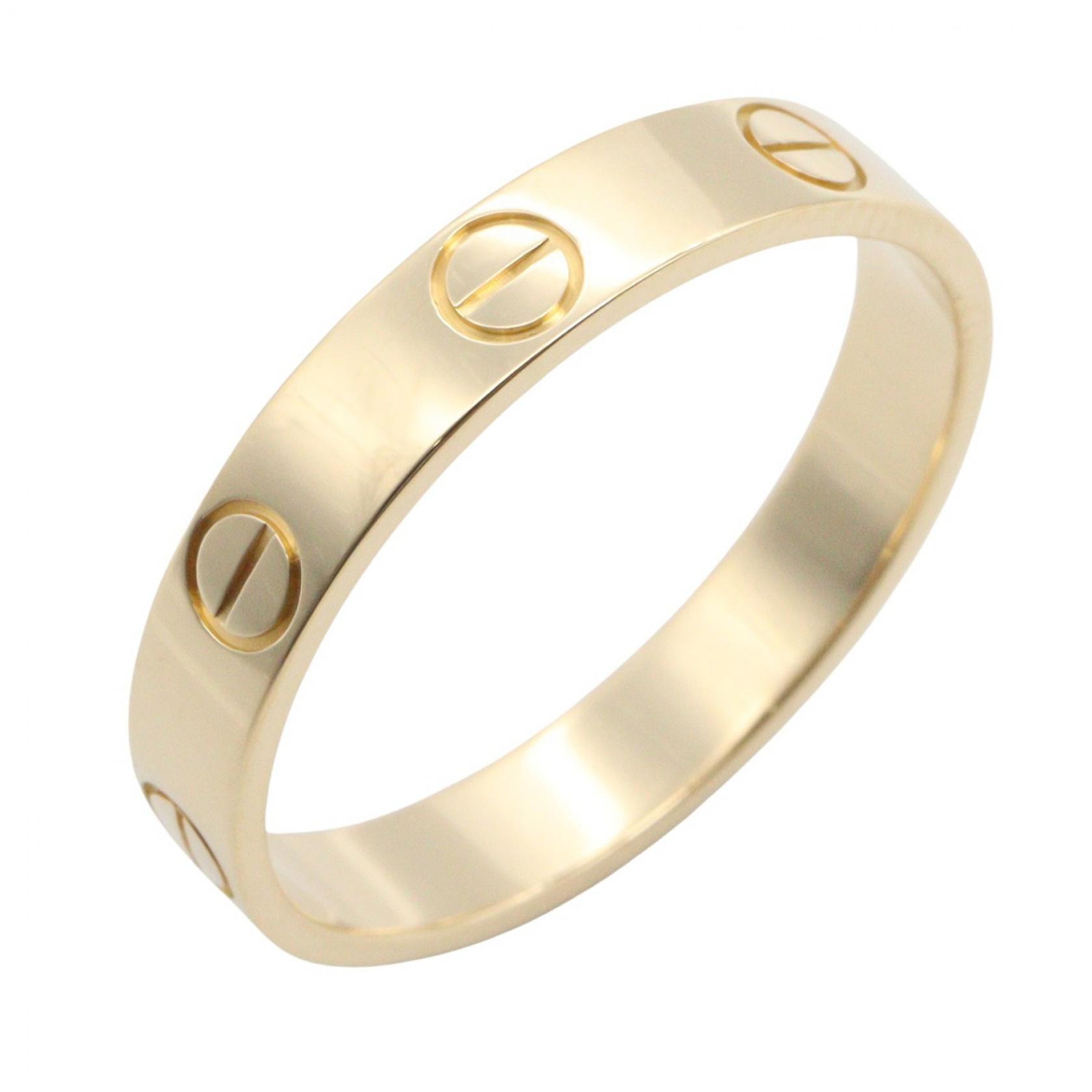 カルティエ CARTIER ミニラブリング リング・指輪 ジュエリー K18(イエローゴールド) メンズ レディース ゴールド系 B4085000 【中古】