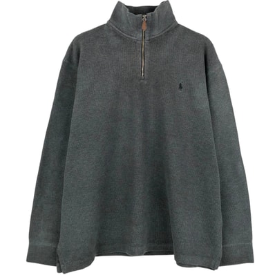 古着 ラルフローレン Ralph Lauren POLO by Ralph Lauren ハーフジップスウェットシャツ トレーナー メンズXL相当/eaa676277