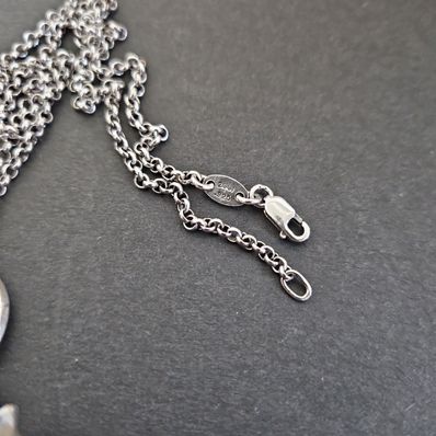 Chrome Hearts Neck Chain Roll 40cm (16 inch) "Silver"