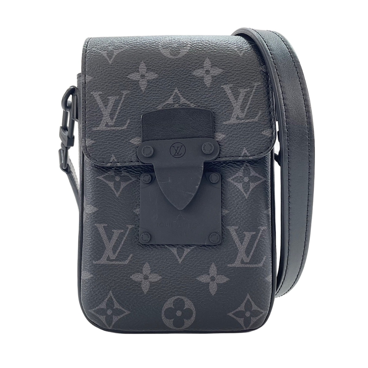 ヴィトン LV モノグラム・エクリプス Sロックヴェルティカル ウェアラブルウォレット ショルダーバッグ【中古】