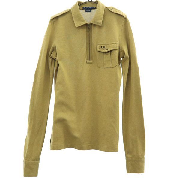 RALPH LAUREN 長袖 ハーフボタン ポロシャツ