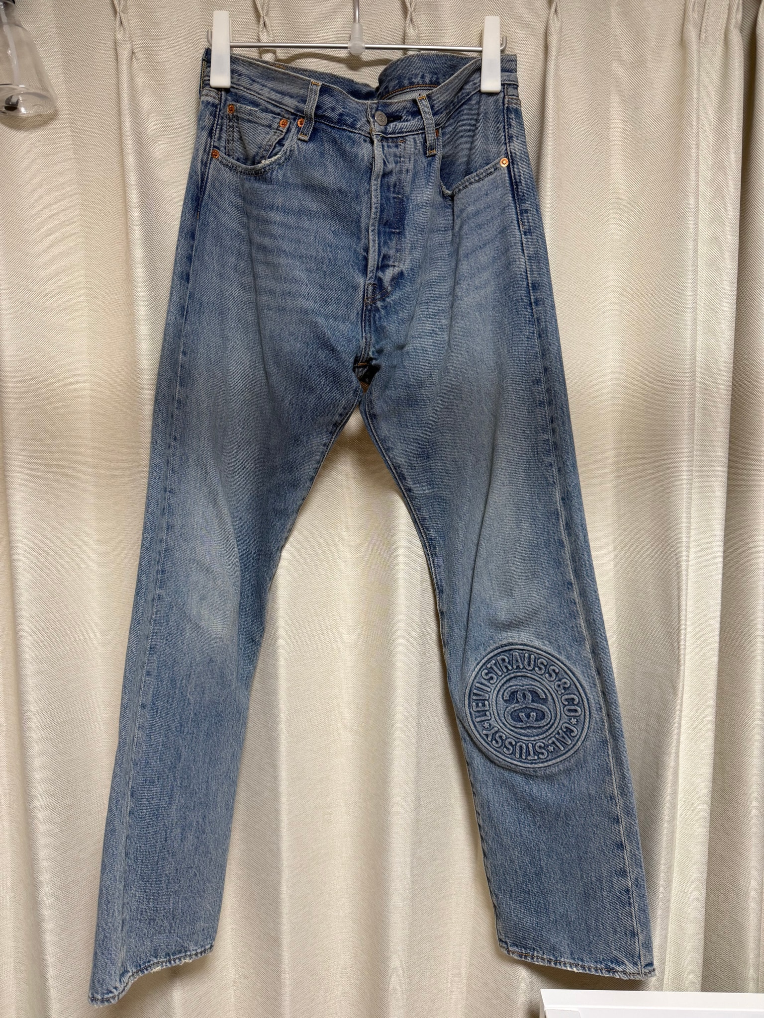 Stussy × Levi's Embossed 501 "Denim" A52180000