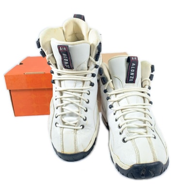 NIKE ナイキ 130839 Nike Air Alonzo 元箱なし スニーカー エアアロンゾ 26.5cm ホワイト 靴 シューズ ファッション ファッション小物 メンズ