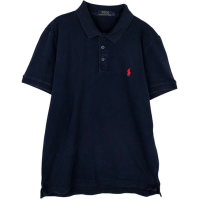 古着 ラルフローレン Ralph Lauren POLO RALPH LAUREN CUSTOM FIT 半袖 ポロシャツ メンズL相当/eaa616593