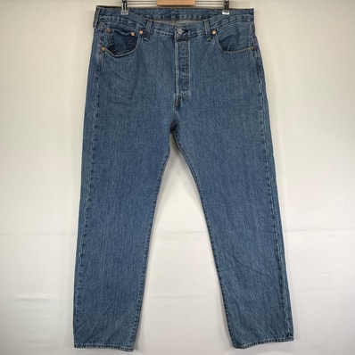 古着 リーバイス Levi's デニムパンツ 501 ストレート 大きいサイズ ボタンフライ ジーパン ジーンズ w40 L34 ブルー メンズ