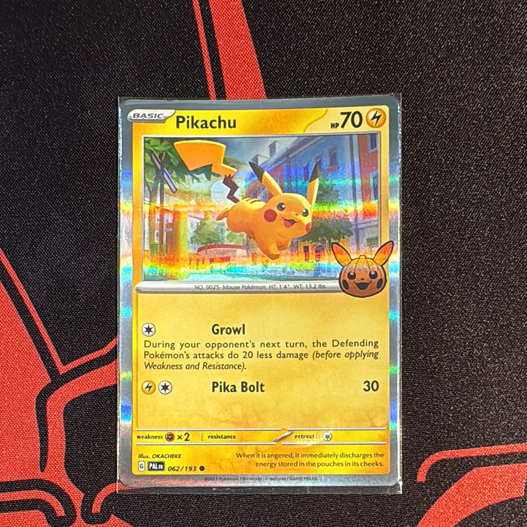 ピカチュウ C [PAF EN 018/091]【英語版】(スカーレット&バイオレット「トリックオアトレード 2024」)