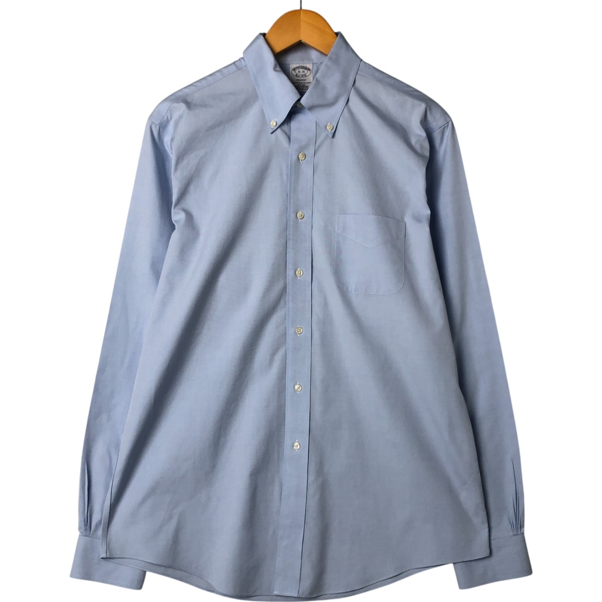 古着 ブルックスブラザーズ Brooks Brothers Est.1818 REGENT 長袖 ボタンダウンシャツ メンズL相当/eaa551894