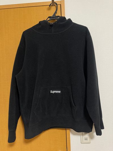 Supreme Polartec Hooded Sweatshirt "Black"