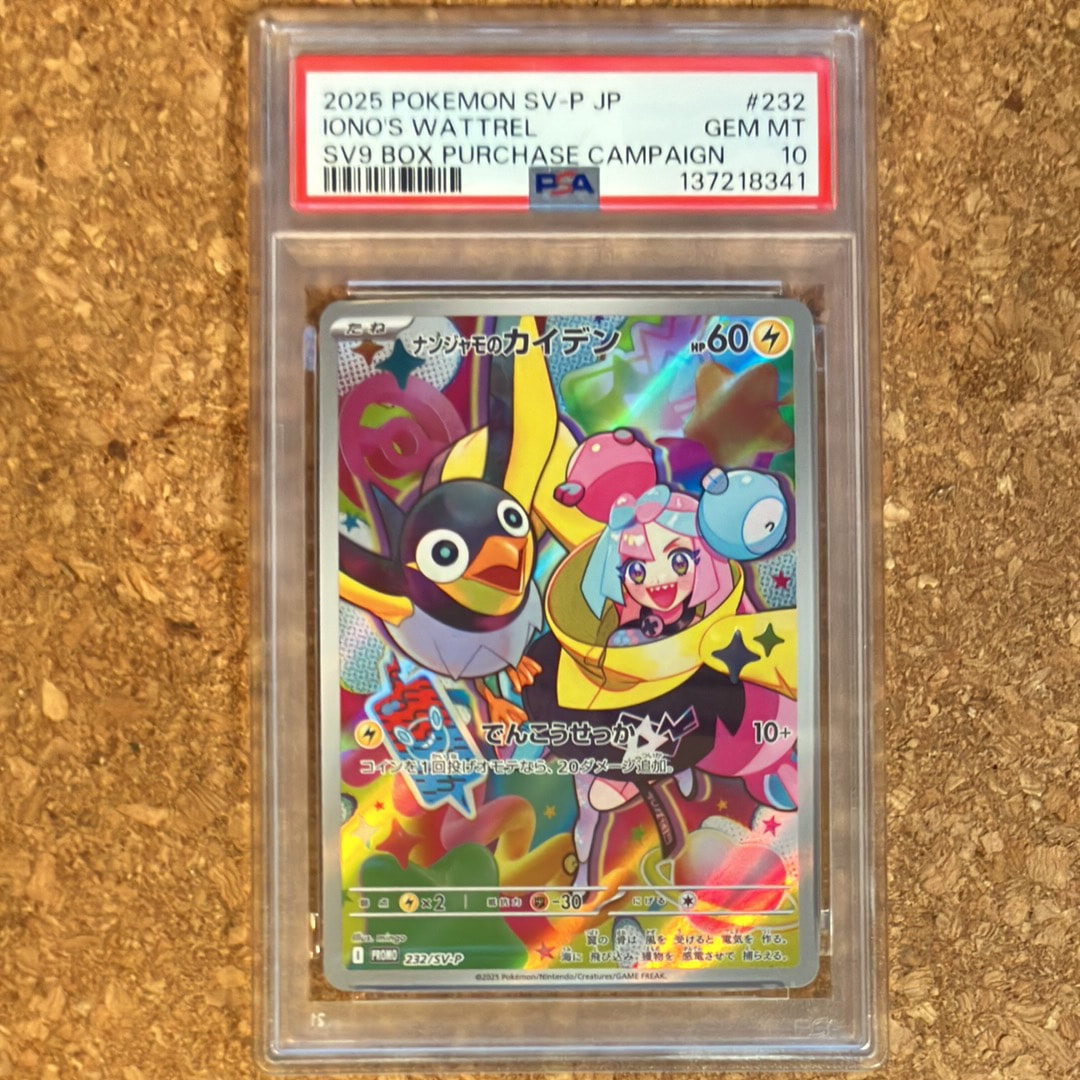 BGS10ナンジャモのカイデン SV-Pプロモカード 232⁄SV-P 【PSA10