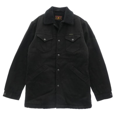 HYSTERIC GLAMOUR ヒステリックグラマー ジャケット 02183AC07 裏ボア ブラックデニム ランチコート ジャケット ブラック系 L【中古】
