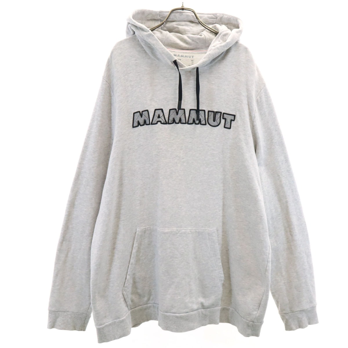 Mammut マムート 長袖 スウェットパーカー 2XL グレー プルオーバー ビックサイズ