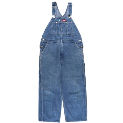 古着 ビッグサイズ ディッキーズ Dickies デニムオーバーオール メンズw40相当/eaa459712