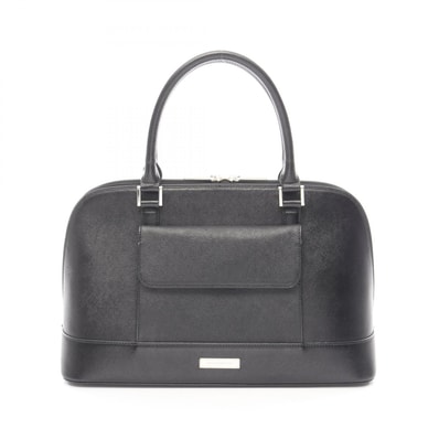 バーバリー BURBERRY ハンドバッグ バッグ レザー レディース ブラック系 【中古】