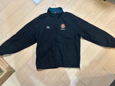 Supreme x Umbro Cotton Ripstop Track Jacket "Black"