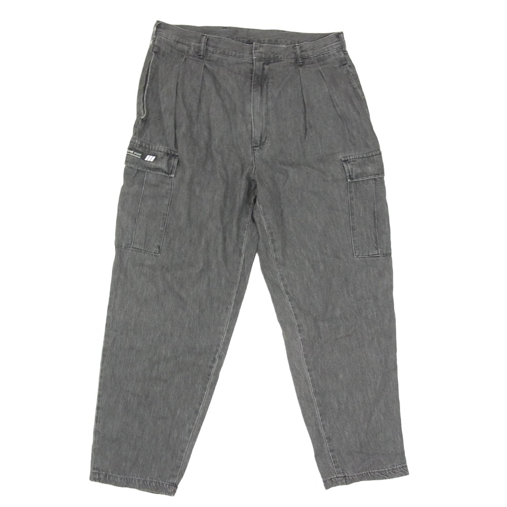 WTAPS ダブルタップス 25SS 251WVDT-PTM04 Milt2301 Trousers Cotton. Denim トラウザーズ コットン デニムパンツ ブラック系 X03【中古】