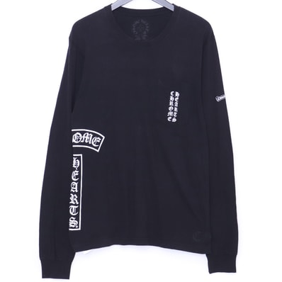 CHROME HEARTS 1サイドTバープリントロングスリーブTシャツ