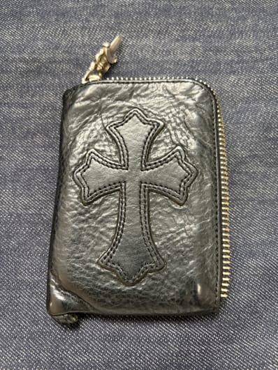 Chrome Hearts Tiny Zip Wallet "Black"