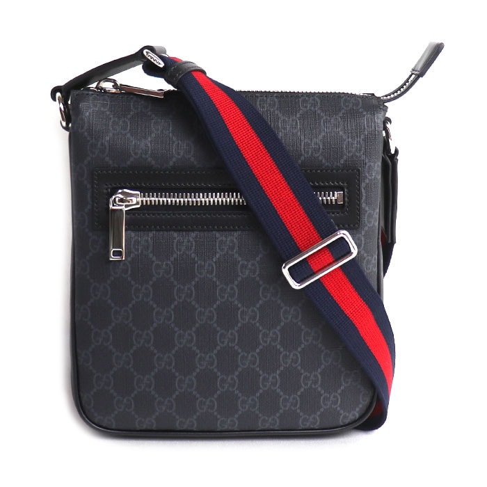 GUCCI グッチ スモール メッセンジャーバッグ ショルダーバッグ ブラック 792082 FADJA 1042 メンズ【中古】【美品】