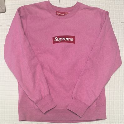 Supreme Box Logo Crewneck "Pink" (15FW)