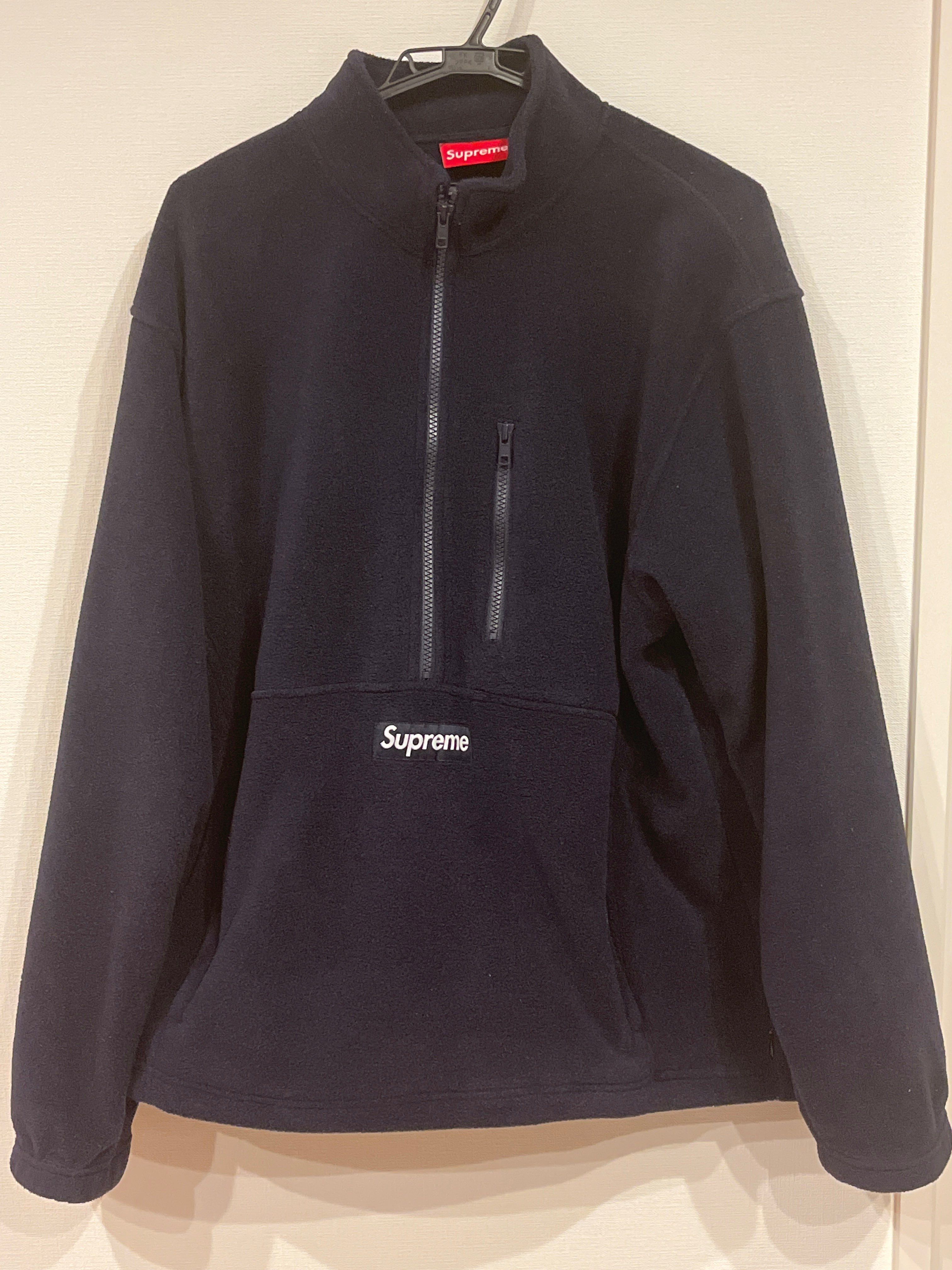 Supreme Polartec Half Zip Pullover "Navy"