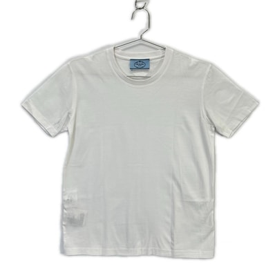プラダ 18年製 35570 ホワイト コットン Tシャツ M