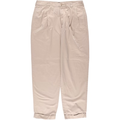 古着 ラルフローレン Ralph Lauren POLO by Ralph Lauren ツータック チノパンツ メンズw35相当/eaa542322