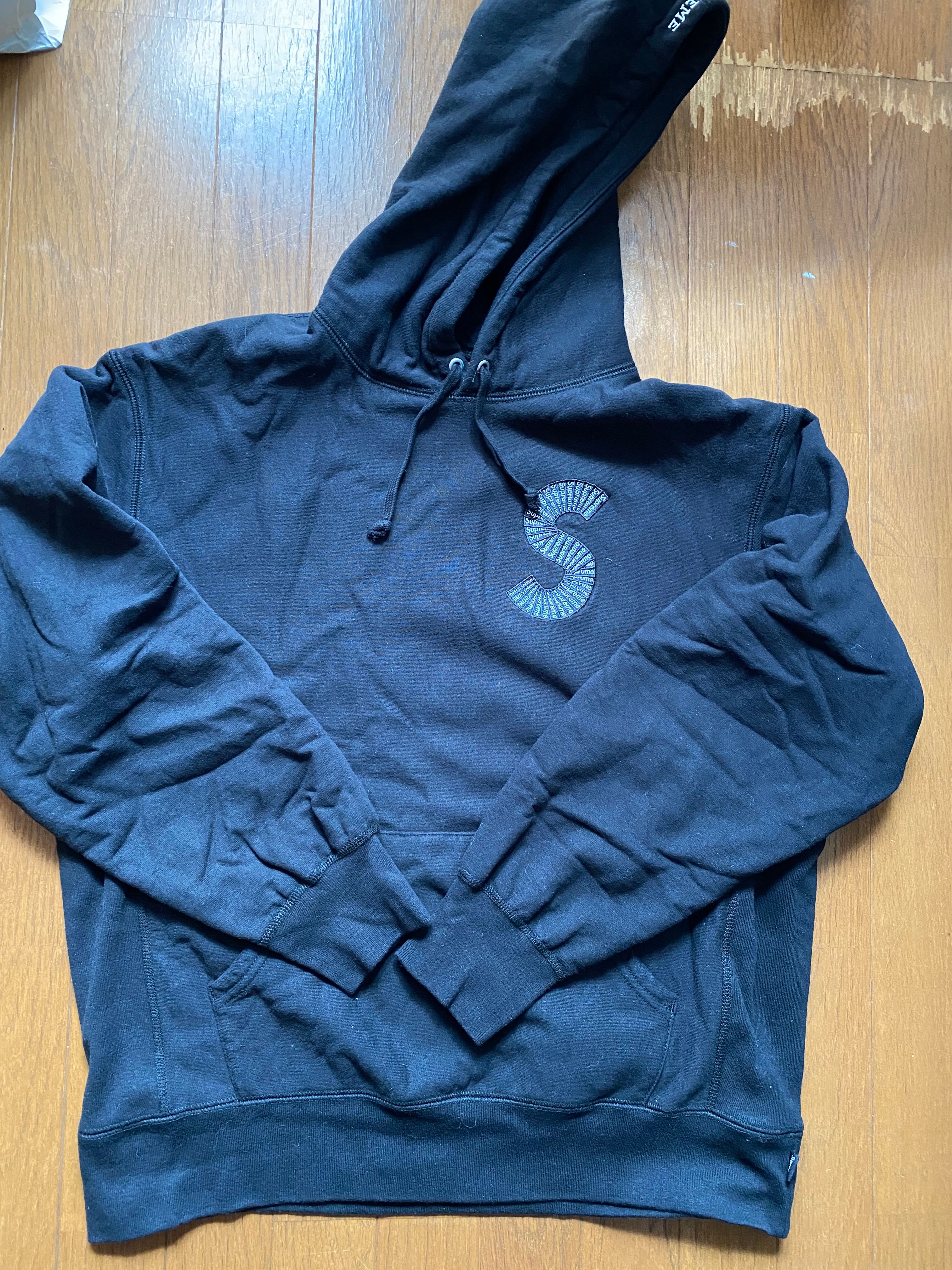 Supreme S Logo Hooded Sweatshirt "Black" (20FW)