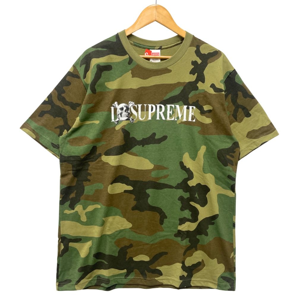 SUPREME シュプリーム 25AW Skull Tee スカル ロゴ プリント Tシャツ 52458