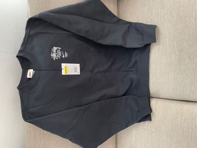 Nike x Stussy International Crewneck Sweatshirt (US Size) "Black" DC4198-010