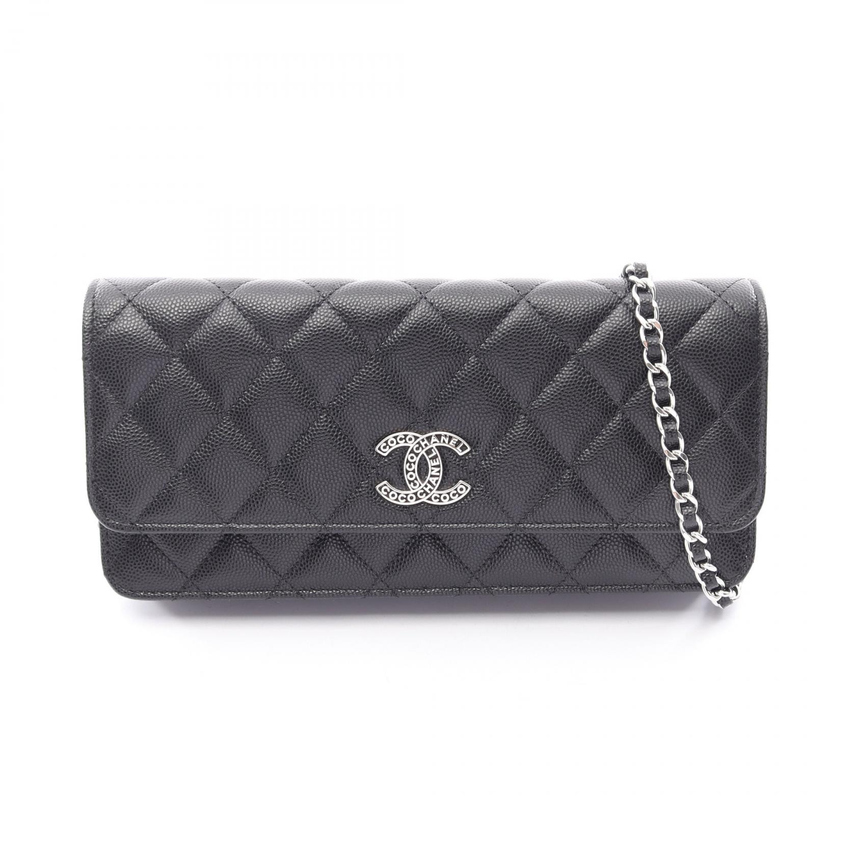 シャネル CHANEL マトラッセ ショルダーバッグ バッグ キャビアスキン(グレインドカーフ) レディース ブラック系 AP3838 【中古】