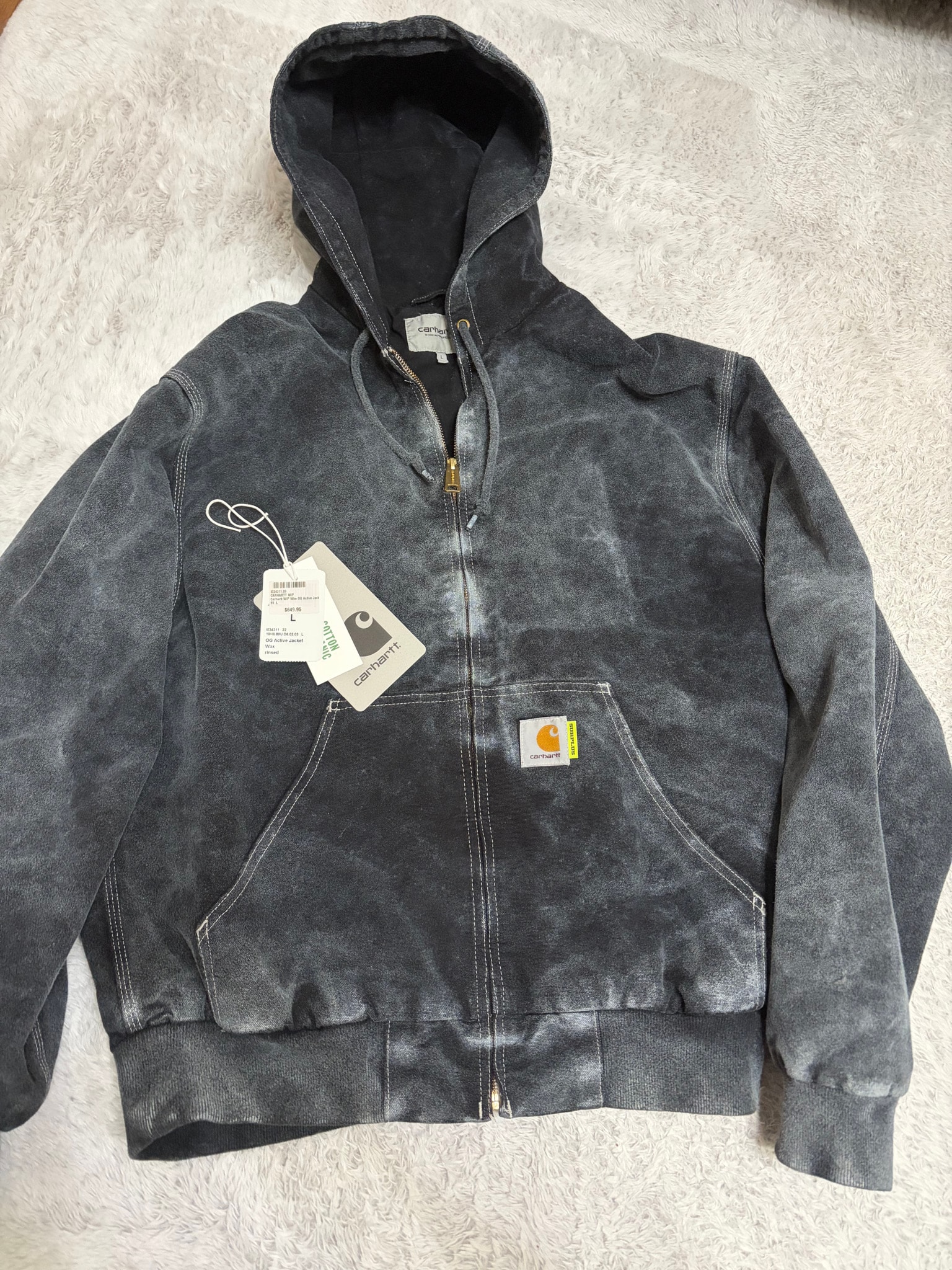 Carhartt WIP x Nike OG Active Jacket "Washed Grey"