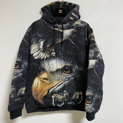 Supreme Eagle Hooded Work Jacket "Black"