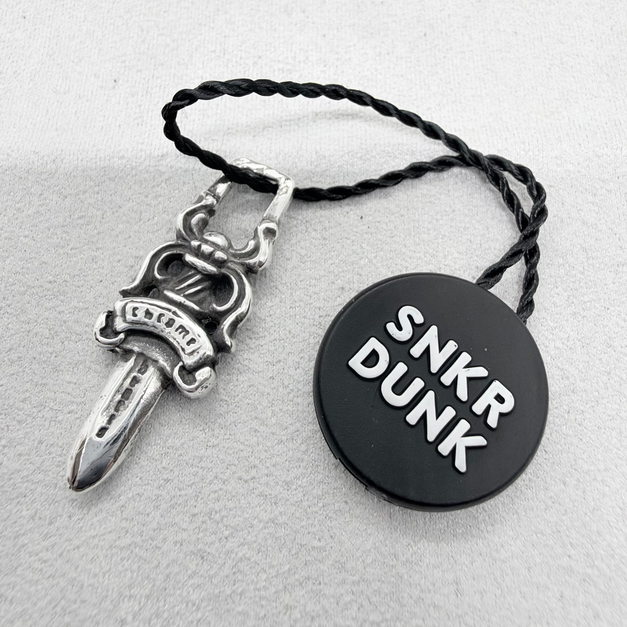 Chrome Hearts #5 Dagger Charm Zip 1 "Silver"