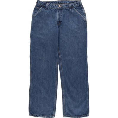 古着 カーハート Carhartt テーパードデニムパンツ レディースXL(w33)相当/eaa538526