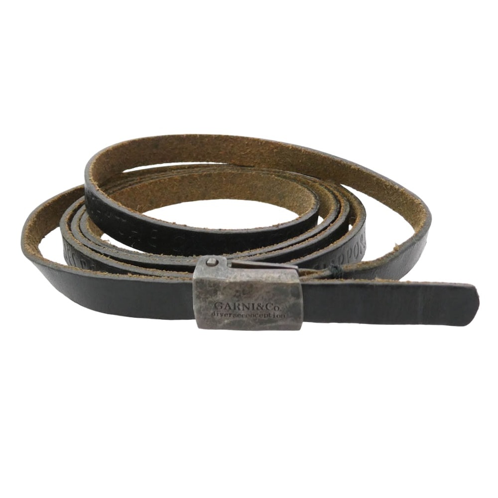 GARNI ガルニ ブレスレット レザー ブレスレット ブラック系 ブラウン系【中古】