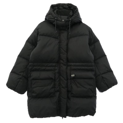 Levi's リーバイス A8528-0001 Midi Bubble Puffer レディース パファー ダウン ジャケット ブラック系 XS【新古品】【未使用】【中古】
