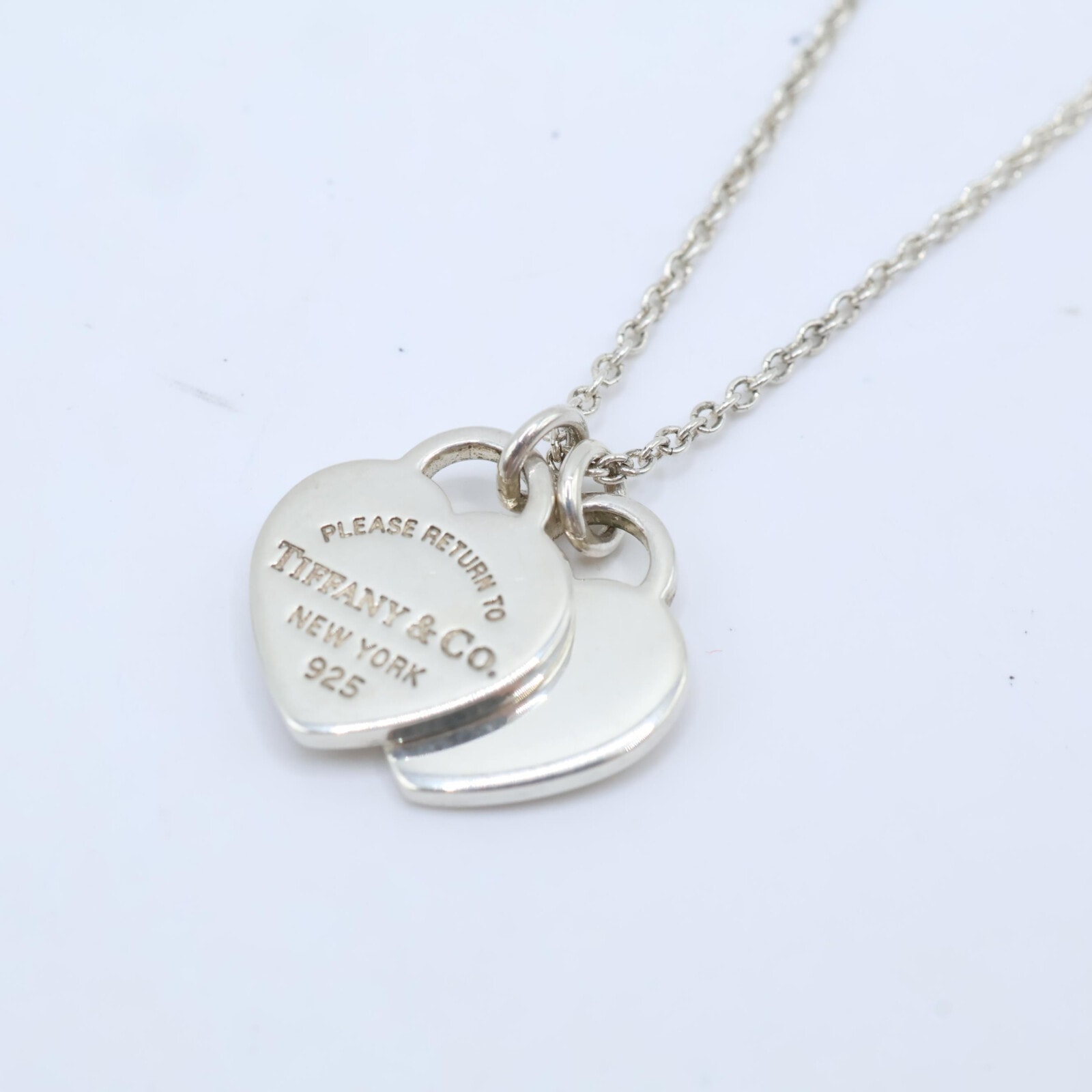 ティファニー リターントゥティファニー ダブルハートタグ ネックレス 925